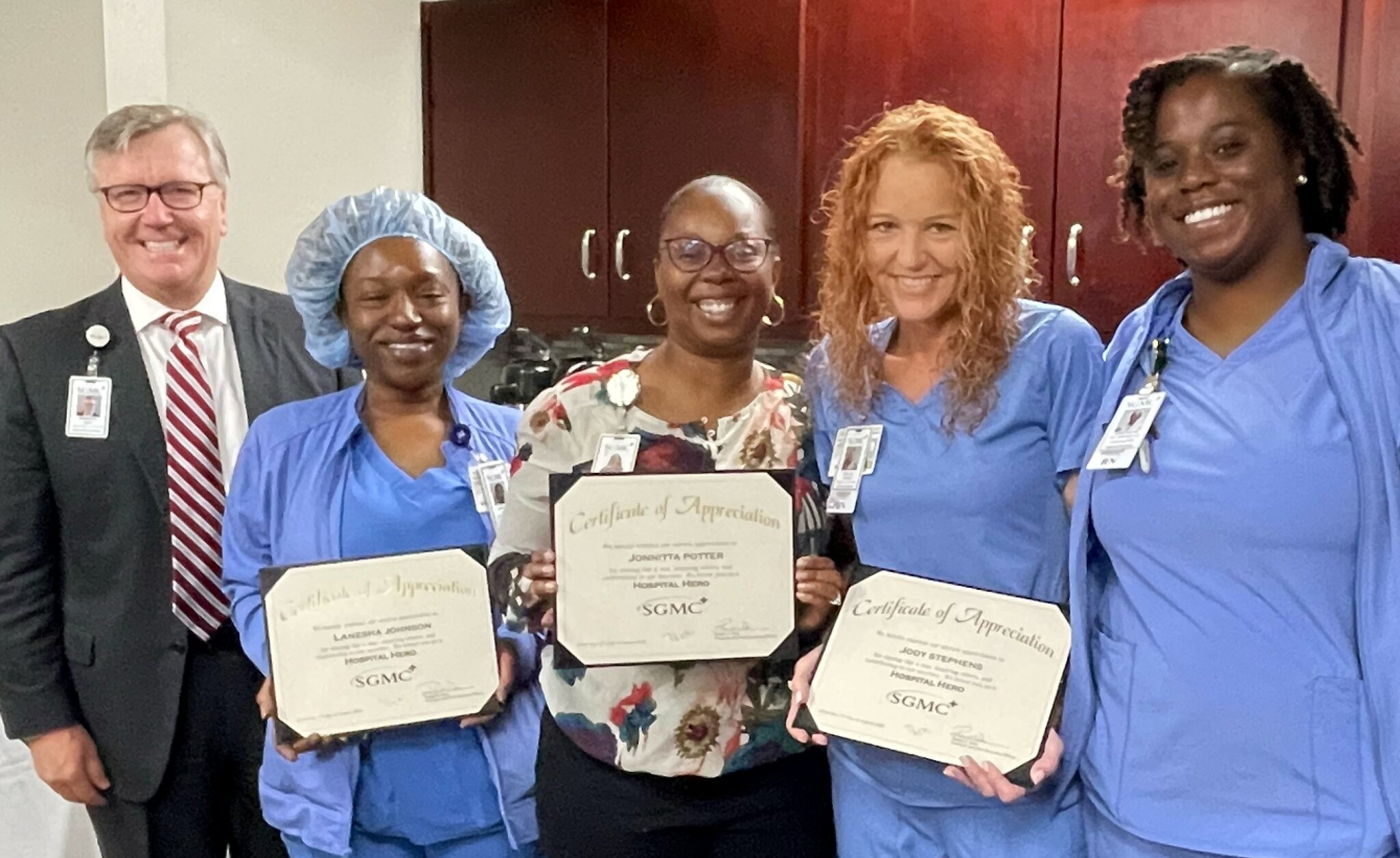 SGMC Honors Care Team as Hospital Heroes