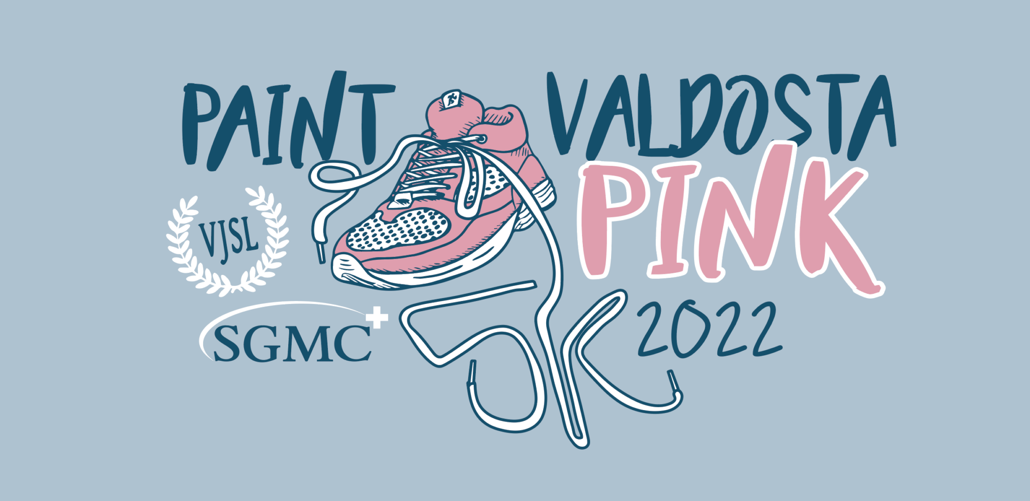 Paint Valdosta Pink 5K Road Race SGMC Health   PVP 2022 Graphic 002 2048x997 