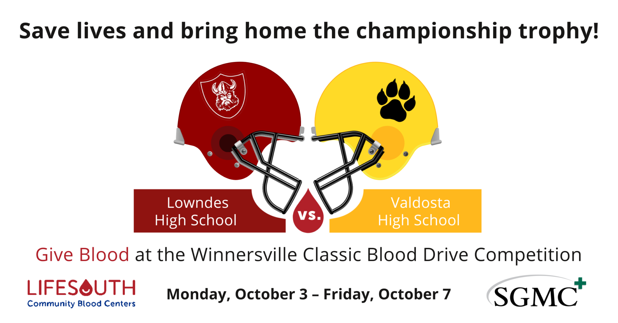 SGMC and LifeSouth to Sponsor Winnersville Classic Blood Drive